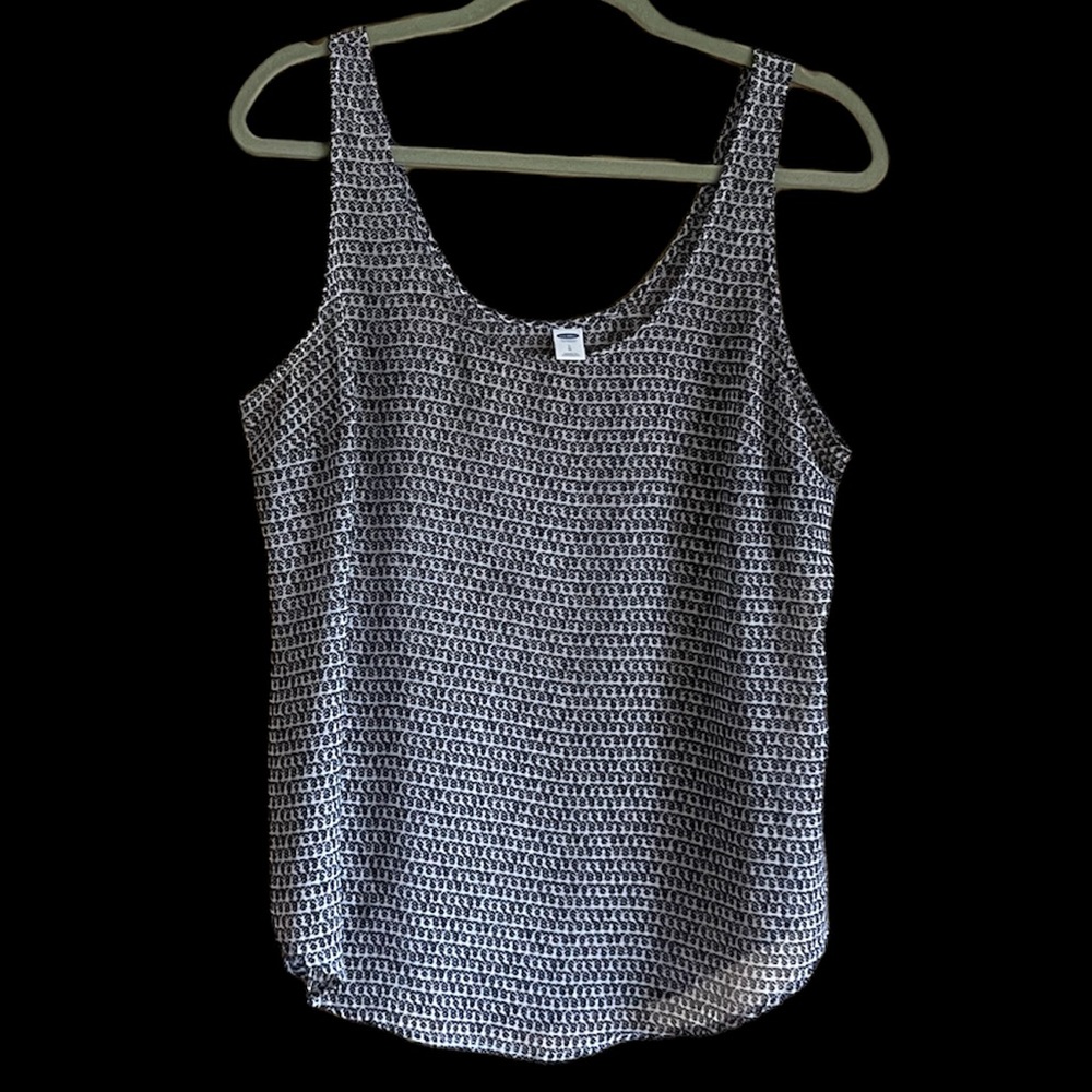 Old Navy semi sheer sleeveless blouse